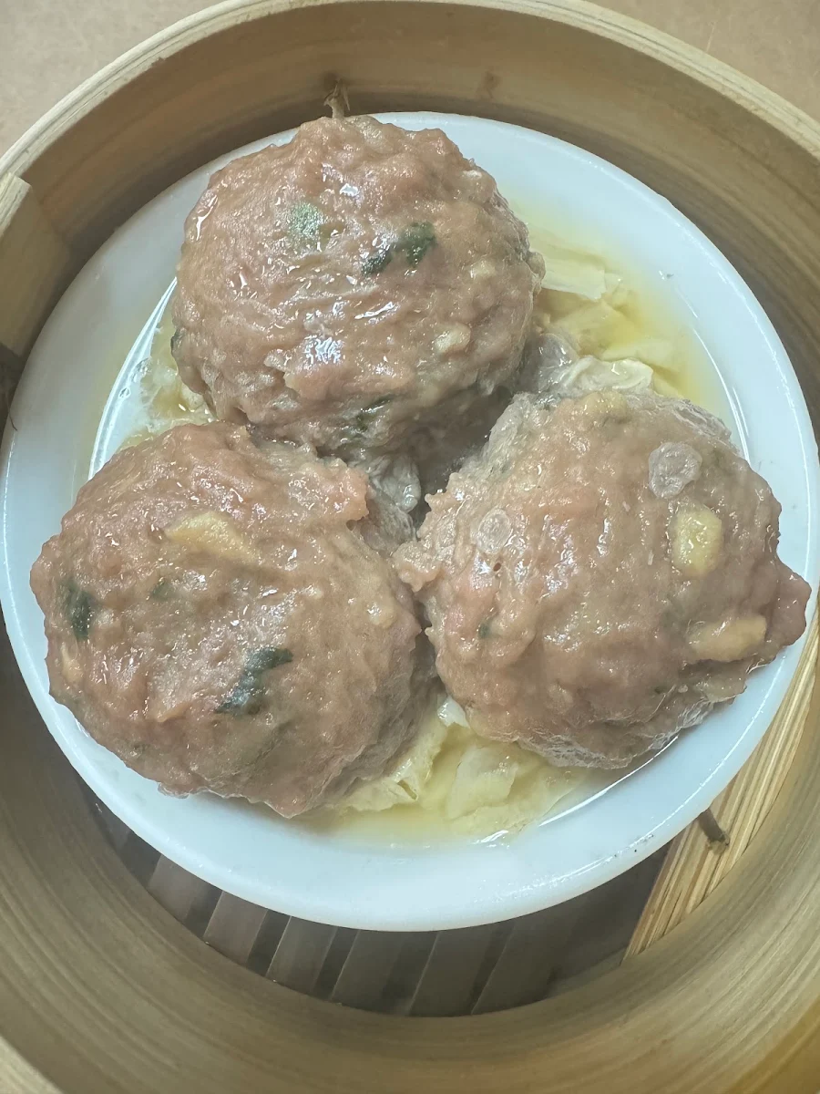 steamed beef balls with bean curd 山竹牛肉球